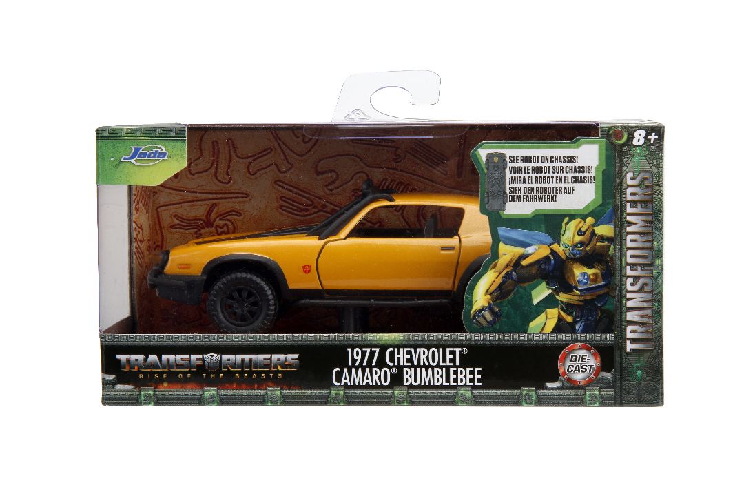 Jada 1/32 "Hollywood Rides" Transformers 7 1977 Camaro Bumblebee - Click Image to Close