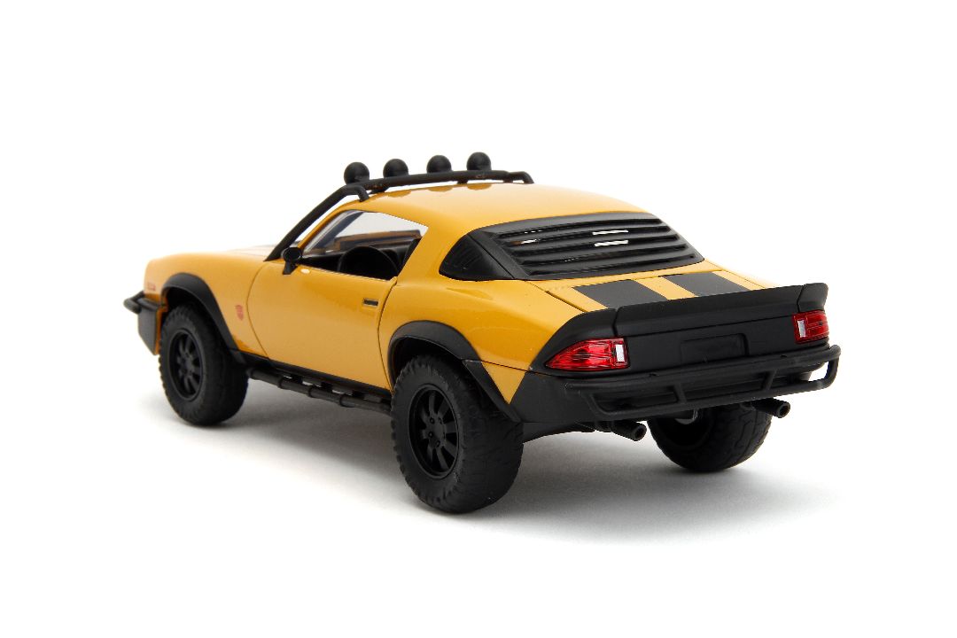 Jada 1/24 "Hollywood Rides" Transformers 7 1977 Camaro Bumblebee - Click Image to Close