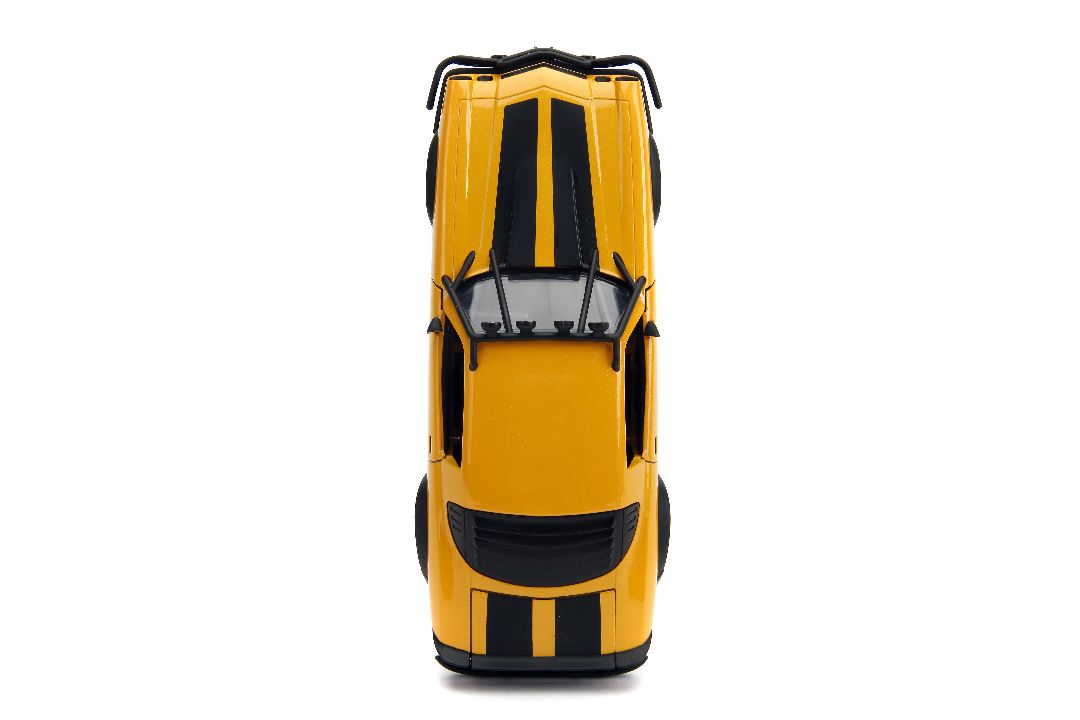 Jada 1/24 "Hollywood Rides" Transformers 7 1977 Camaro Bumblebee - Click Image to Close