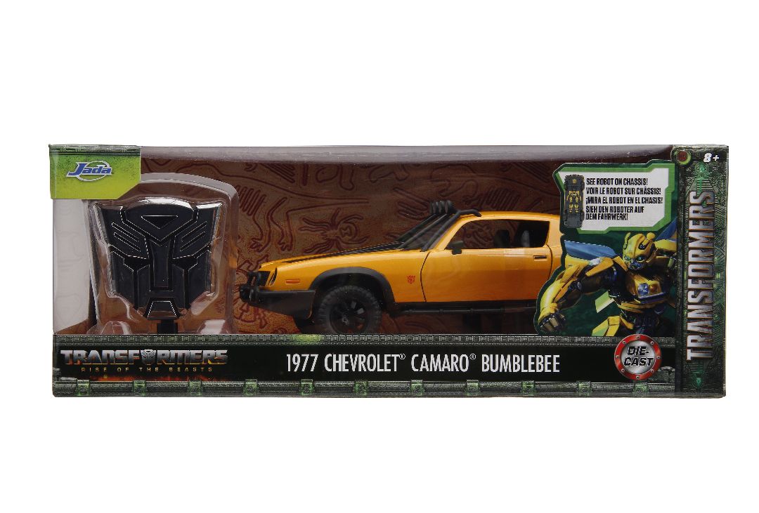 Jada 1/24 "Hollywood Rides" Transformers 7 1977 Camaro Bumblebee