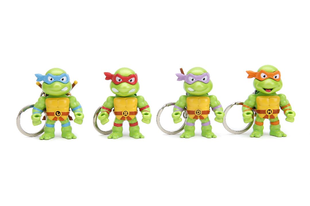 Jada 2.5" Metalfigs Teenage Mutant Ninja Turtles Keychain (4)