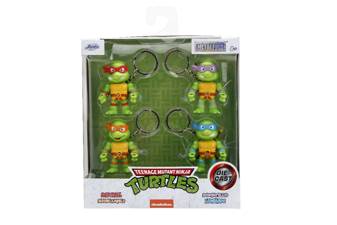 Jada 2.5" Metalfigs Teenage Mutant Ninja Turtles Keychain (4)