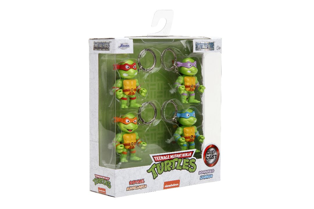 Jada 2.5" Metalfigs Teenage Mutant Ninja Turtles Keychain (4) - Click Image to Close