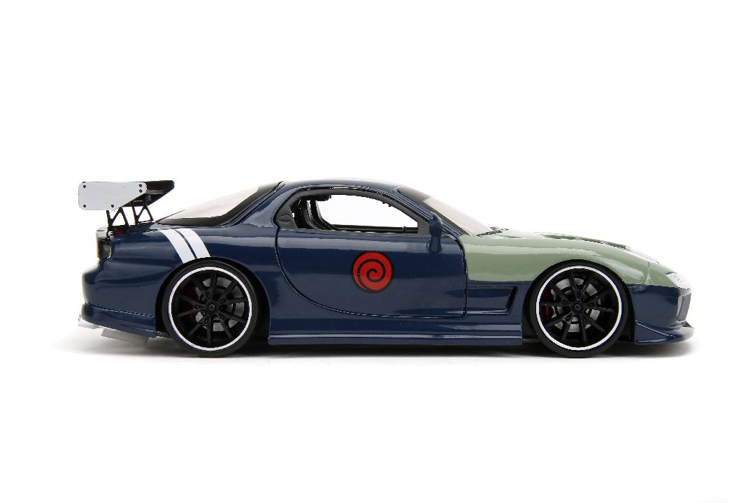 Jada 1/24 "Hollywood Rides" Naruto 1993 Mazda RX-7 with Kakashi - Click Image to Close