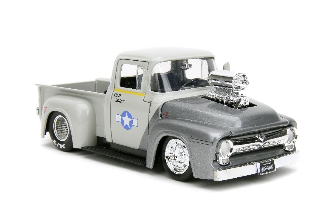 Jada 1/24 "Hollywood Rides" Street Fighter 1956 Ford F-100 - Click Image to Close