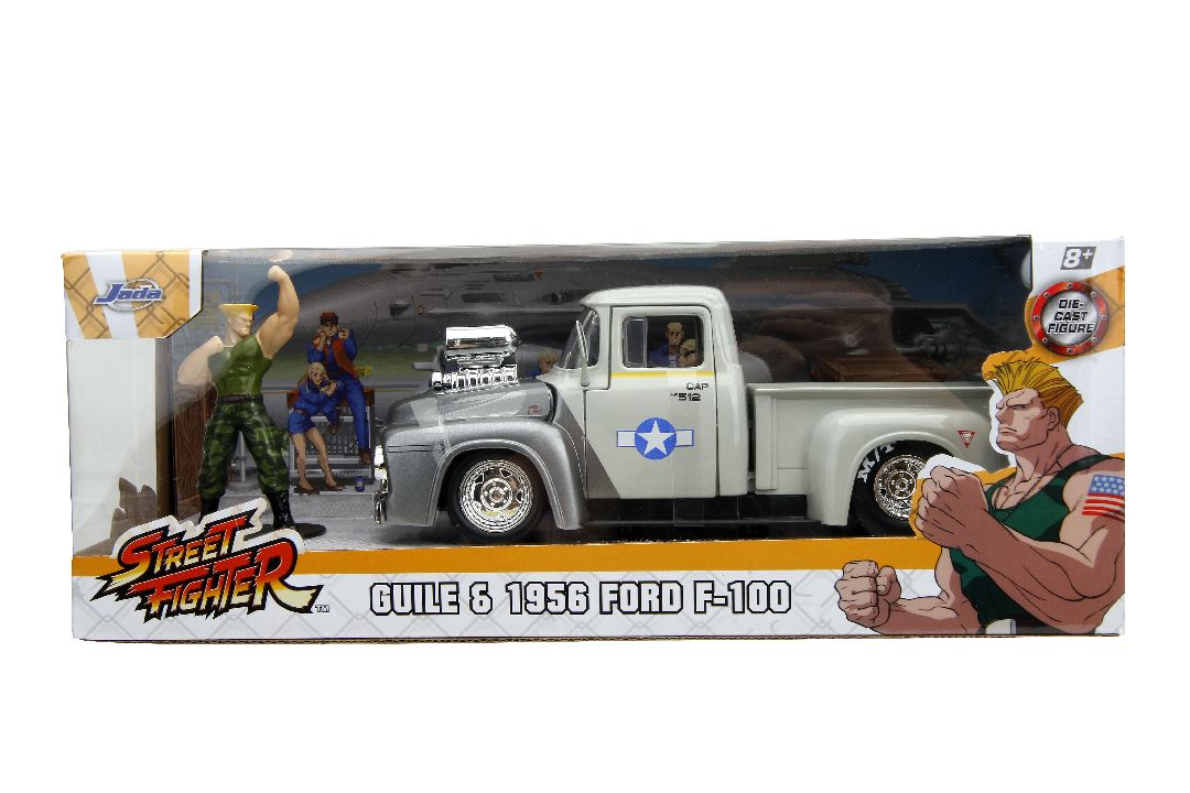 Jada 1/24 "Hollywood Rides" Street Fighter 1956 Ford F-100 - Click Image to Close