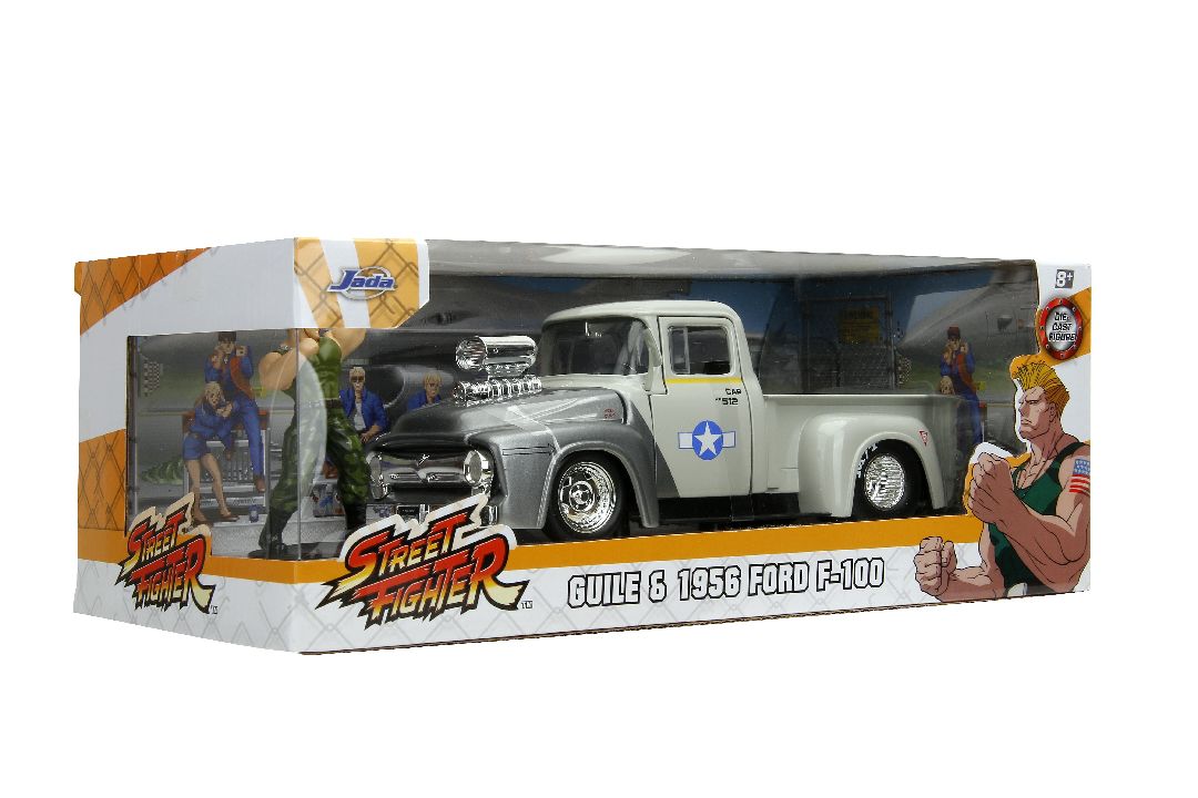 Jada 1/24 "Hollywood Rides" Street Fighter 1956 Ford F-100 - Click Image to Close