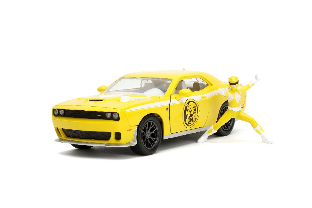 Jada 1/24 "Hollywood Rides" 2015 Challenger Hellcat YellowRanger