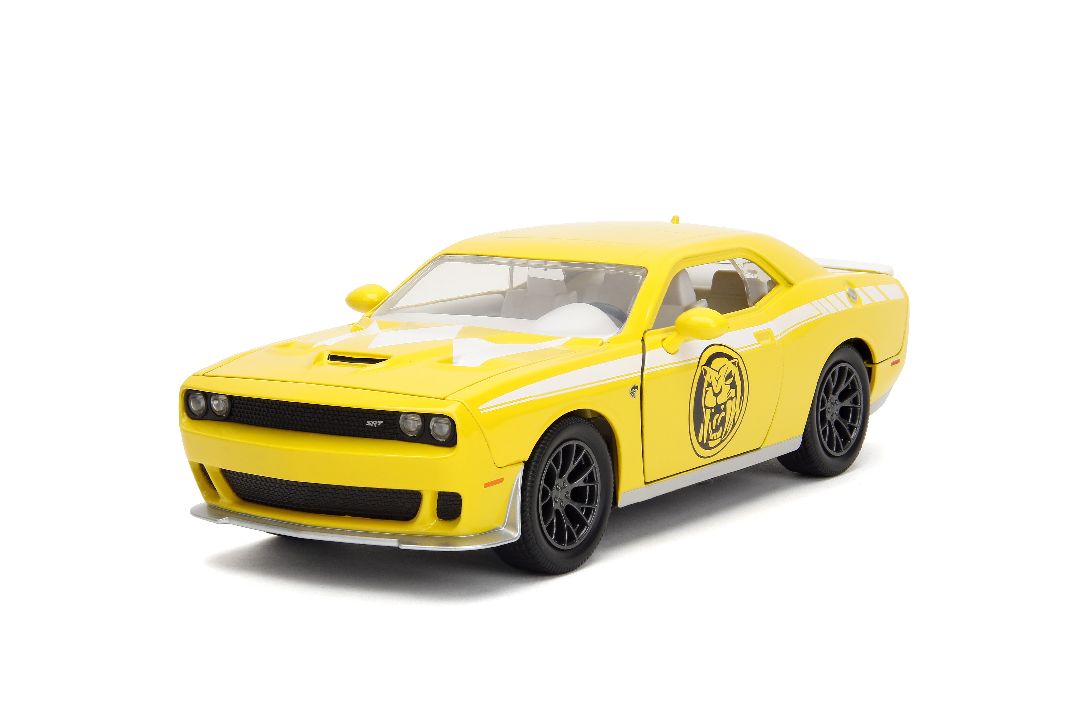 Jada 1/24 "Hollywood Rides" 2015 Challenger Hellcat YellowRanger