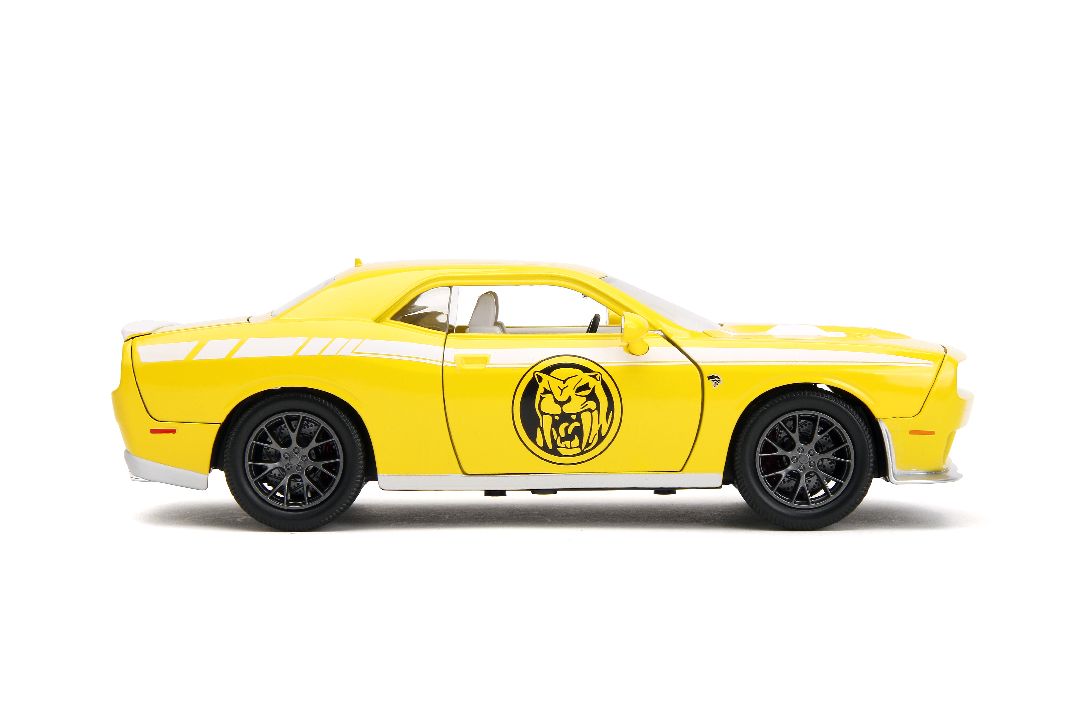 Jada 1/24 "Hollywood Rides" 2015 Challenger Hellcat YellowRanger