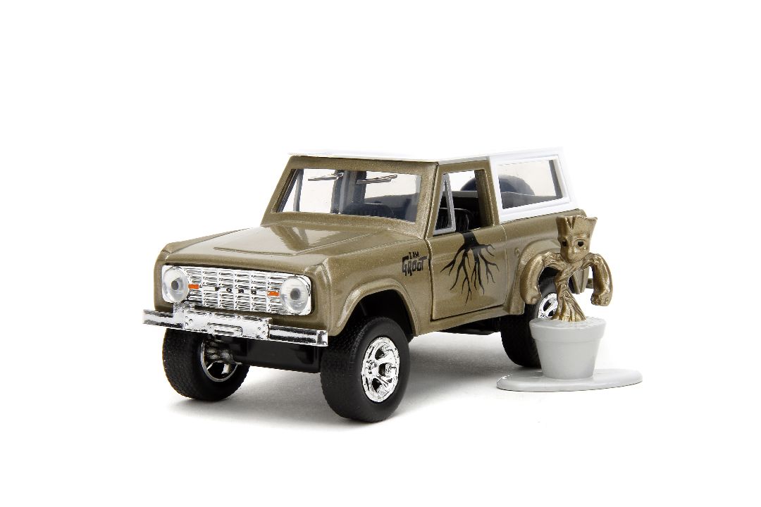 Jada 1/32 1973 Ford Bronco With GROOT