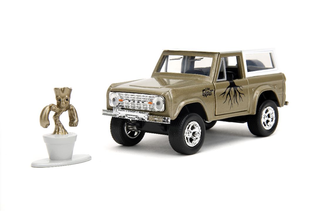 Jada 1/32 1973 Ford Bronco With GROOT