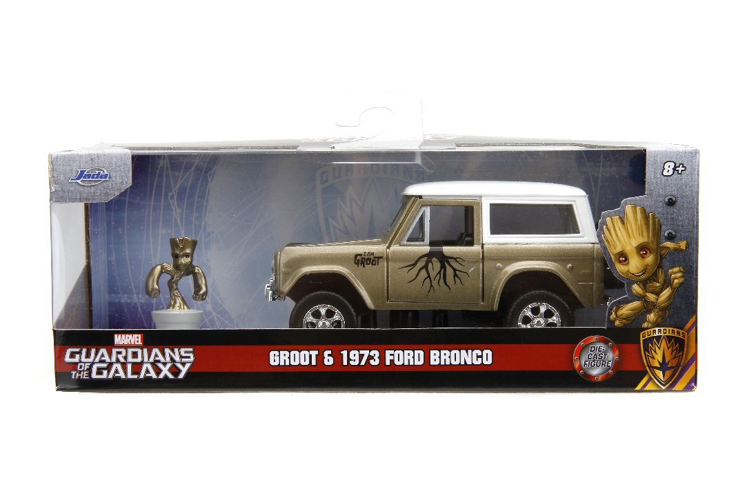 Jada 1/32 1973 Ford Bronco With GROOT - Click Image to Close