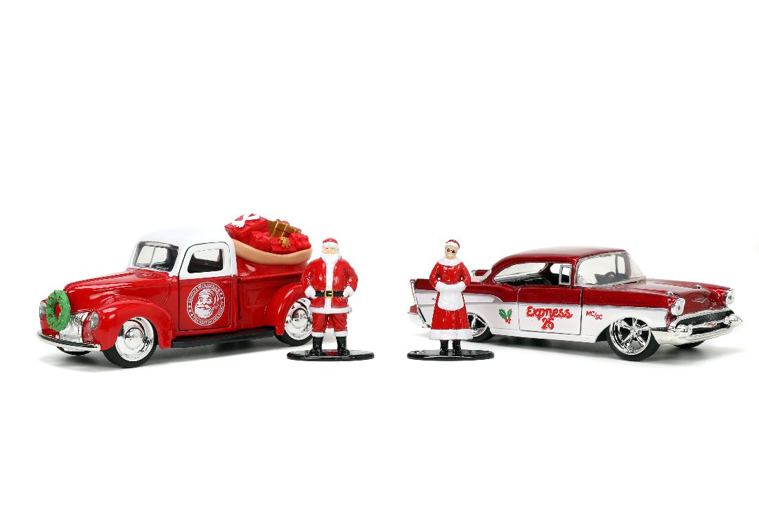 Jada 1/32 "Holiday Rides" Santa Claus & Ms Claus Twin Pack