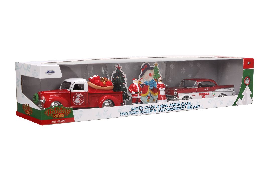 Jada 1/32 "Holiday Rides" Santa Claus & Ms Claus Twin Pack