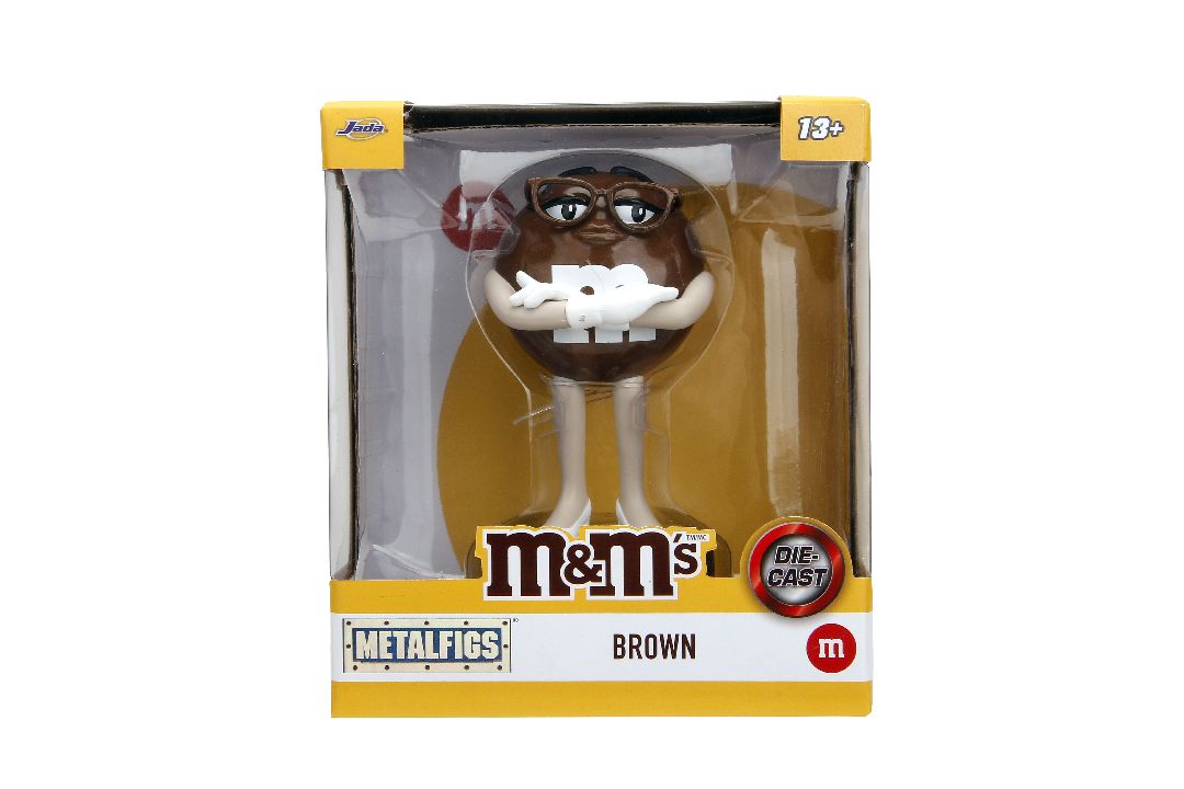 Jada 4" Metalfigs M&M's - Brown - Click Image to Close