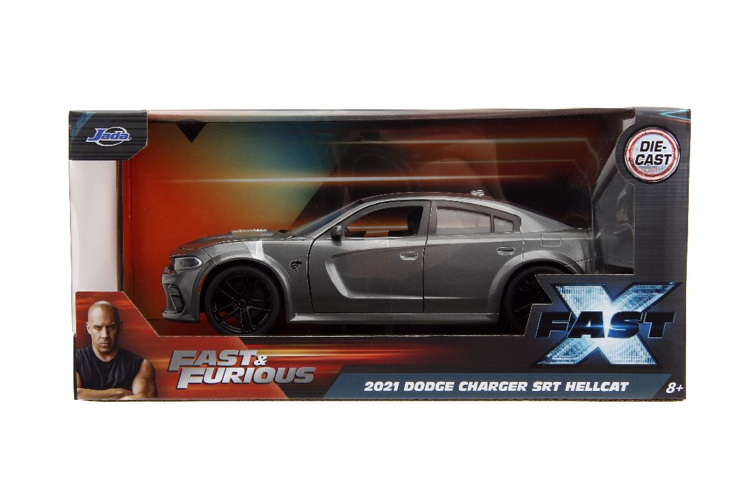 Jada 1/24 "Fast & Furious" 2021 Dodge Charger HELLCAT - Click Image to Close