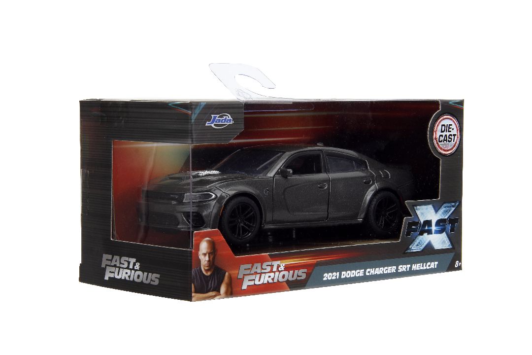 Jada 1/32 "Fast & Furious" Dom's 2021 Dodge Charger SRT Hellcat - Click Image to Close