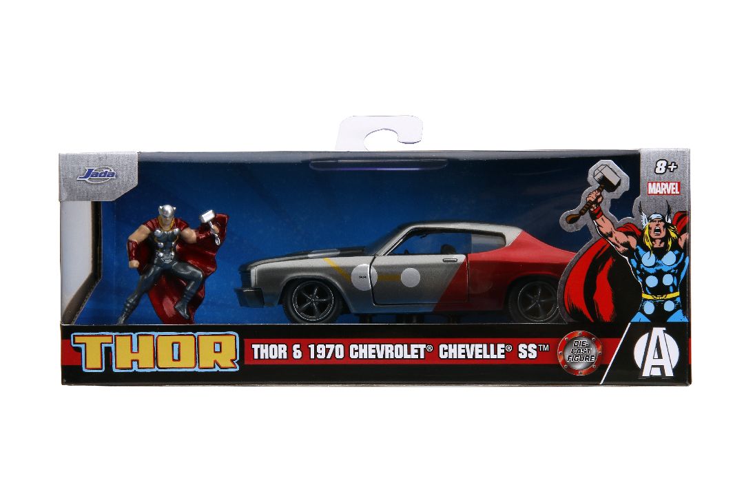 Jada 1/32 "Hollywood Rides" Marvel 1970 Chevelle SS w/Thor