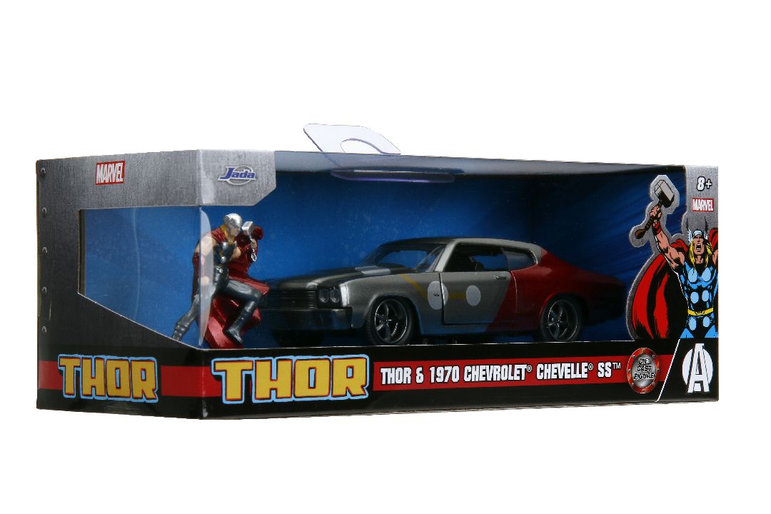 Jada 1/32 "Hollywood Rides" Marvel 1970 Chevelle SS w/Thor