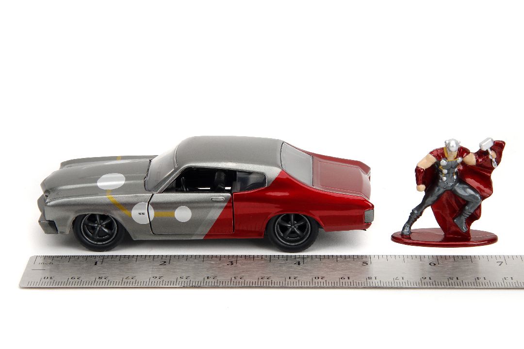 Jada 1/32 "Hollywood Rides" Marvel 1970 Chevelle SS w/Thor