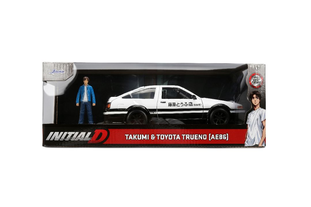 Jada 1/24 "Hollywood Rides" - Initial D - 1986 Trueno w/ Takumi