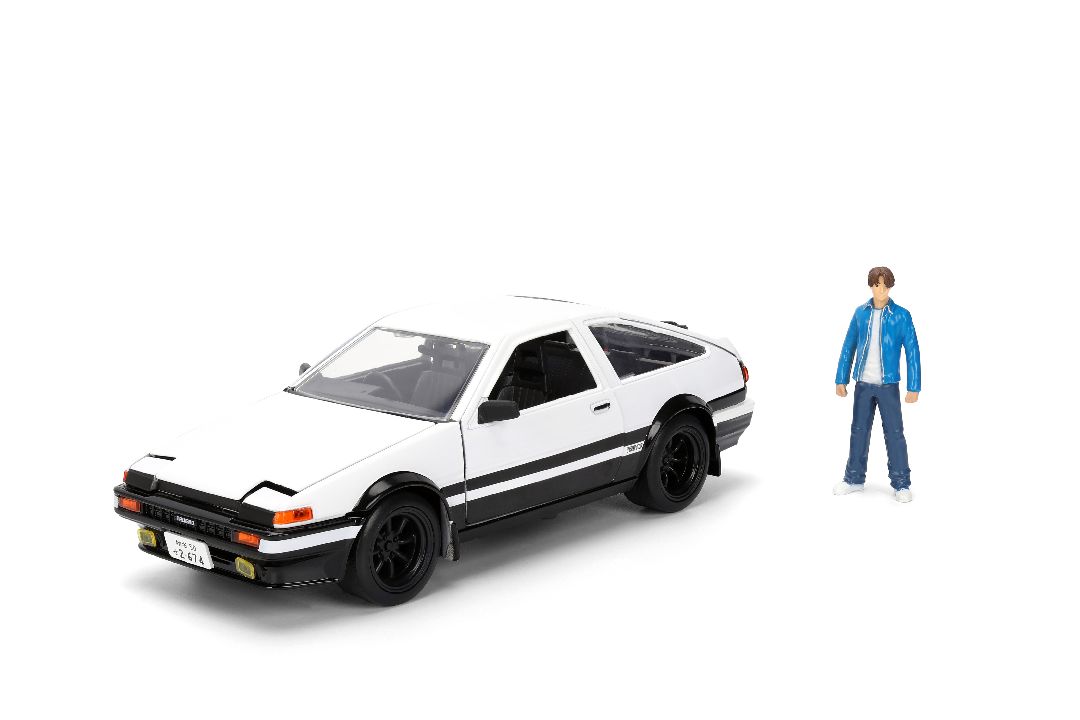 Jada 1/24 "Hollywood Rides" - Initial D - 1986 Trueno w/ Takumi