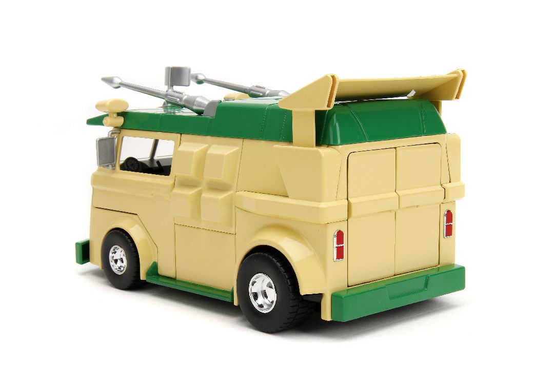 Jada 1/24 "Hollywood Rides" TMNT Party Wagon W/Donatello - Click Image to Close