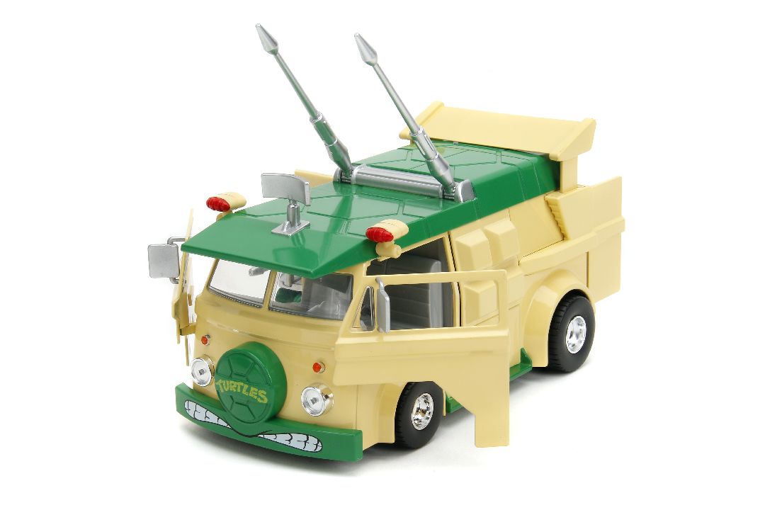 Jada 1/24 "Hollywood Rides" TMNT Party Wagon W/Donatello - Click Image to Close