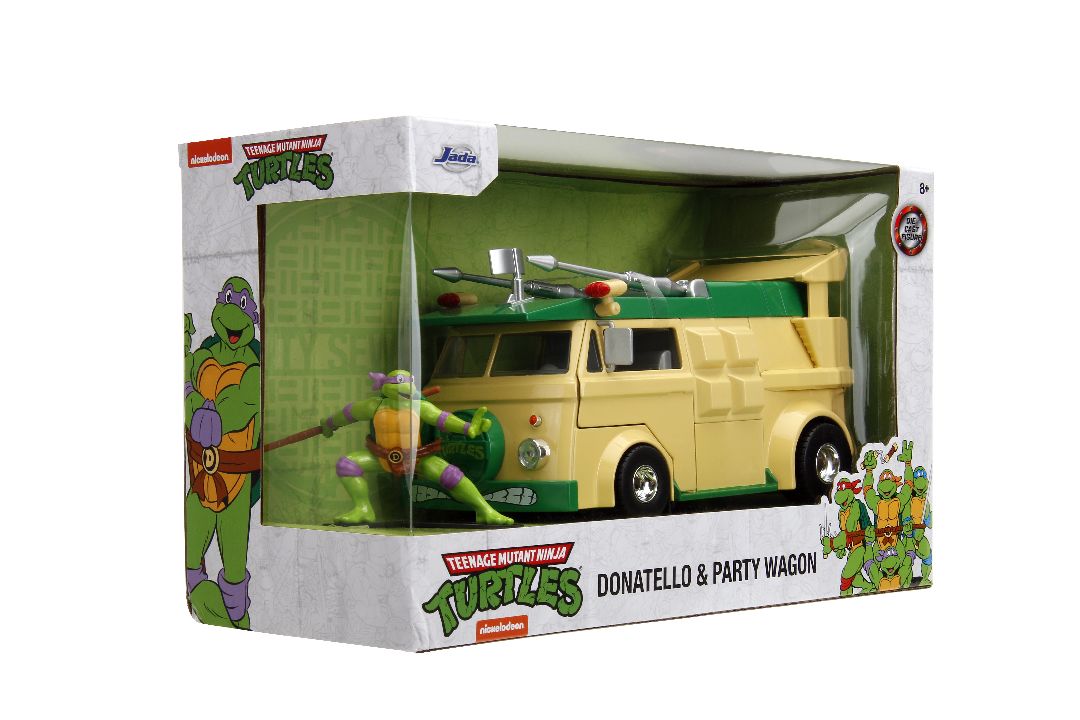 Jada 1/24 "Hollywood Rides" TMNT Party Wagon W/Donatello