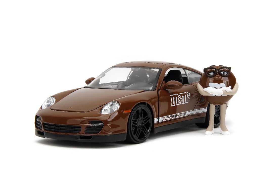 Jada 1/24 "Hollywood Rides" 2007 Porsche 911 Turbo w/Brown M&Ms - Click Image to Close