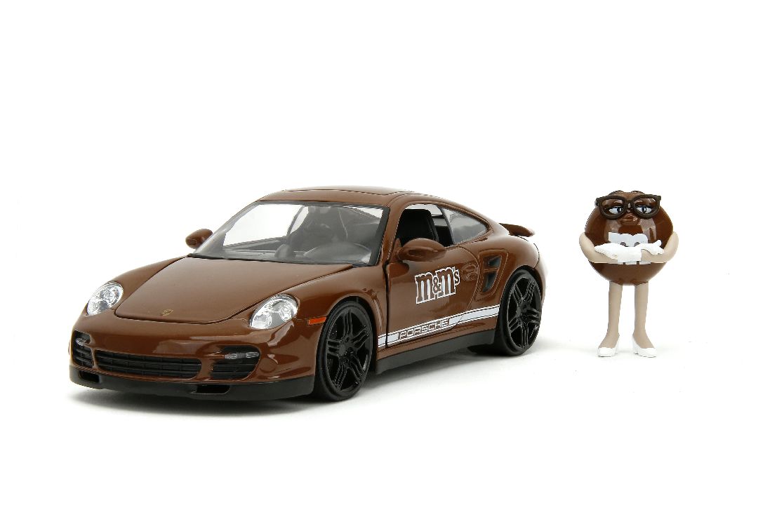 Jada 1/24 "Hollywood Rides" 2007 Porsche 911 Turbo w/Brown M&Ms - Click Image to Close