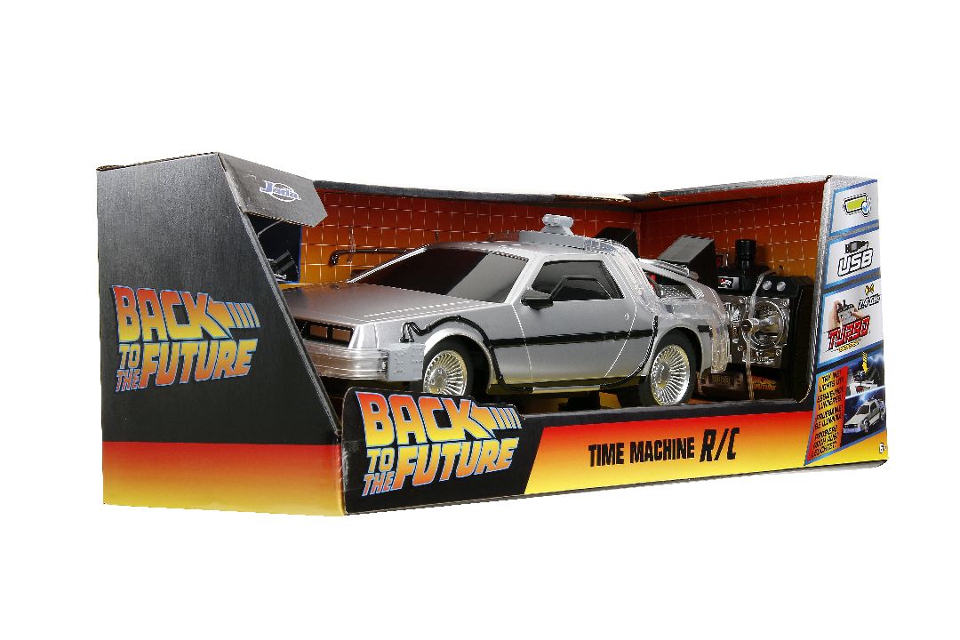 Jada 1/16 "Hollywood Rides" R/C Back to the Future Time Machine