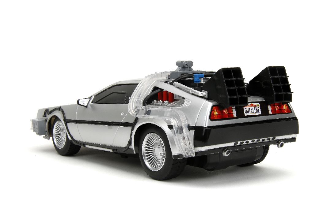 Jada 1/16 "Hollywood Rides" R/C Back to the Future Time Machine