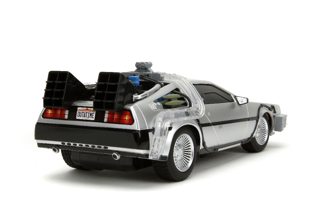 Jada 1/16 "Hollywood Rides" R/C Back to the Future Time Machine