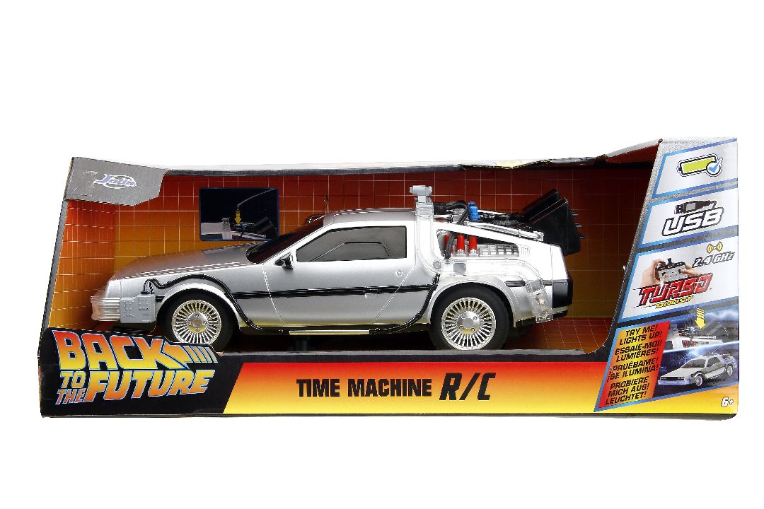 Jada 1/16 "Hollywood Rides" R/C Back to the Future Time Machine