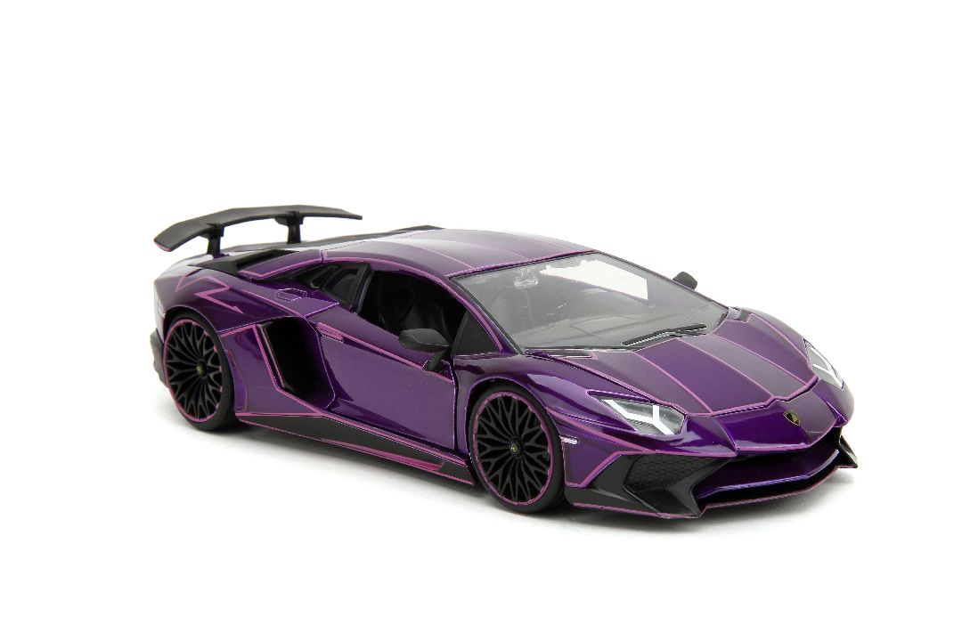 Jada 1/24 "Pink Slips" Lamborghini Aventador SV - Candy Purple