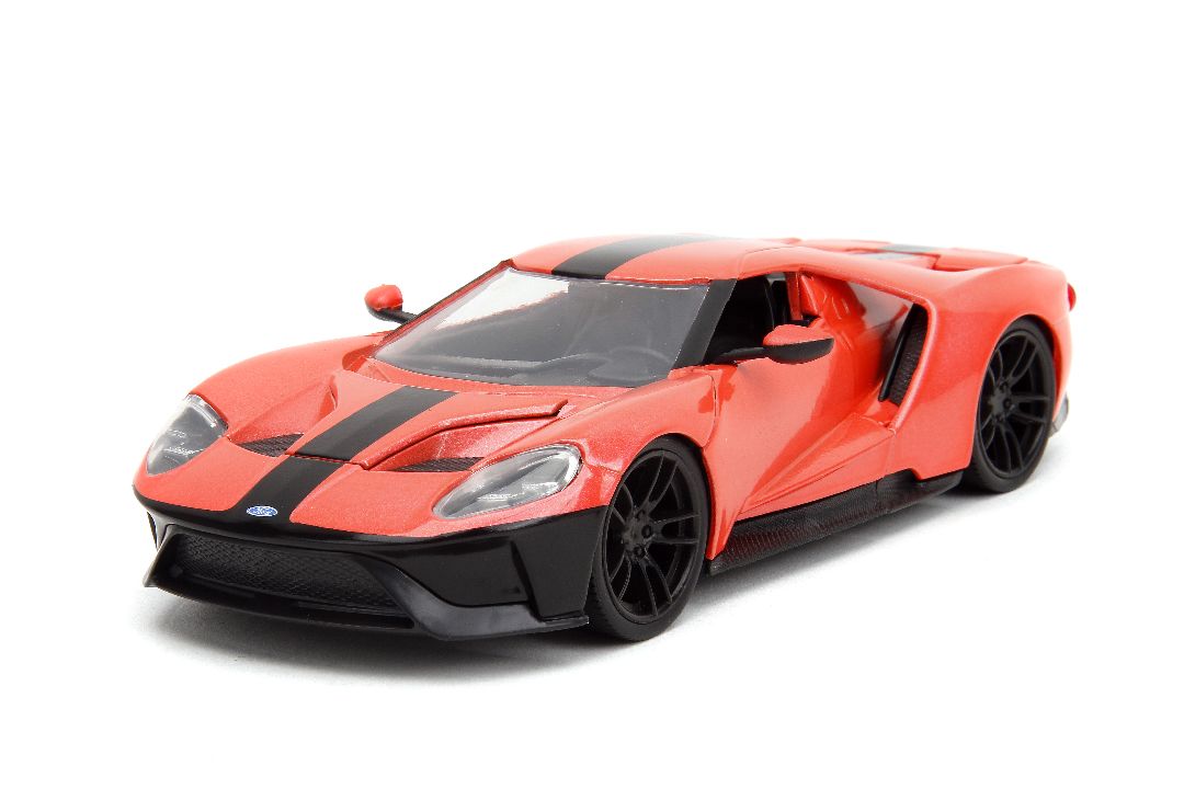 Jada 1/24 "Pink Slips" 2017 Ford GT - Metallic Salmon - Click Image to Close