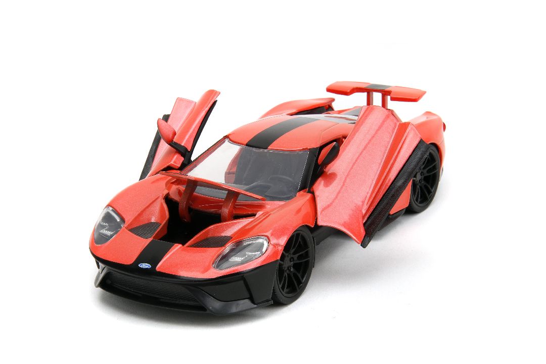 Jada 1/24 "Pink Slips" 2017 Ford GT - Metallic Salmon - Click Image to Close