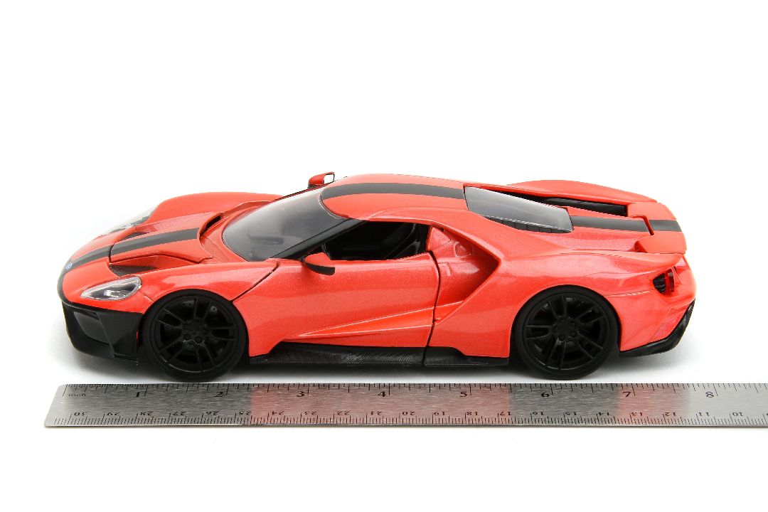 Jada 1/24 "Pink Slips" 2017 Ford GT - Metallic Salmon - Click Image to Close