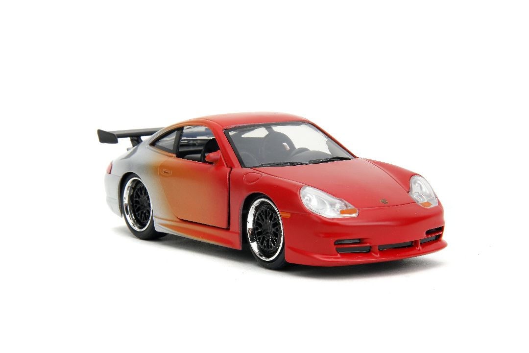 Jada 1/32 "Pink Slips"Porsche 911 GT3 RS-Primer Red/Orange/Slvr - Click Image to Close