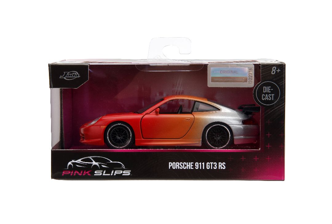 Jada 1/32 "Pink Slips"Porsche 911 GT3 RS-Primer Red/Orange/Slvr