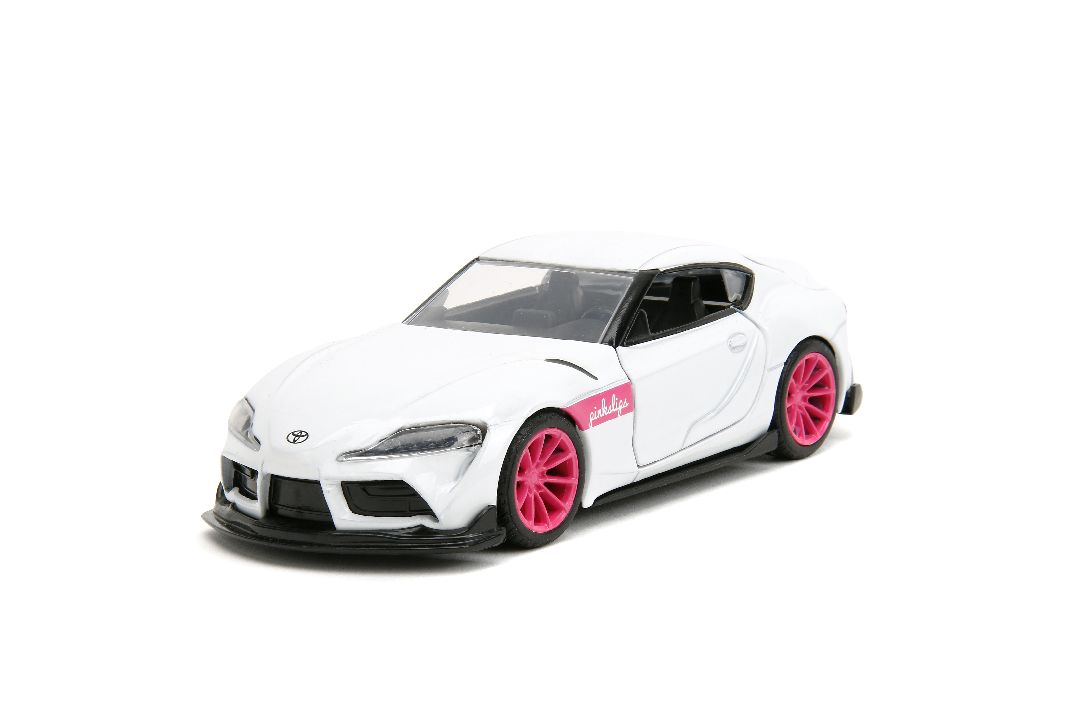 Jada 1/32 "Pink Slips" 2020 Toyota Supra - Glossy White - Click Image to Close