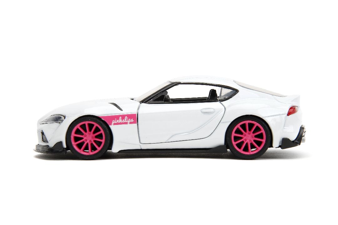 Jada 1/32 "Pink Slips" 2020 Toyota Supra - Glossy White - Click Image to Close