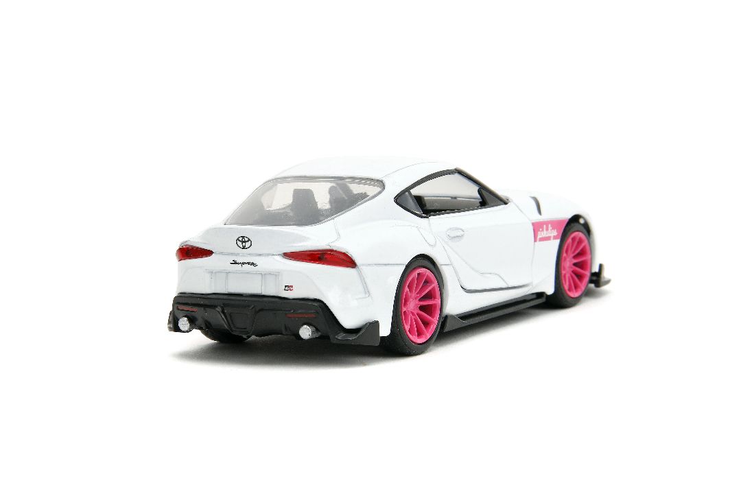 Jada 1/32 "Pink Slips" 2020 Toyota Supra - Glossy White - Click Image to Close