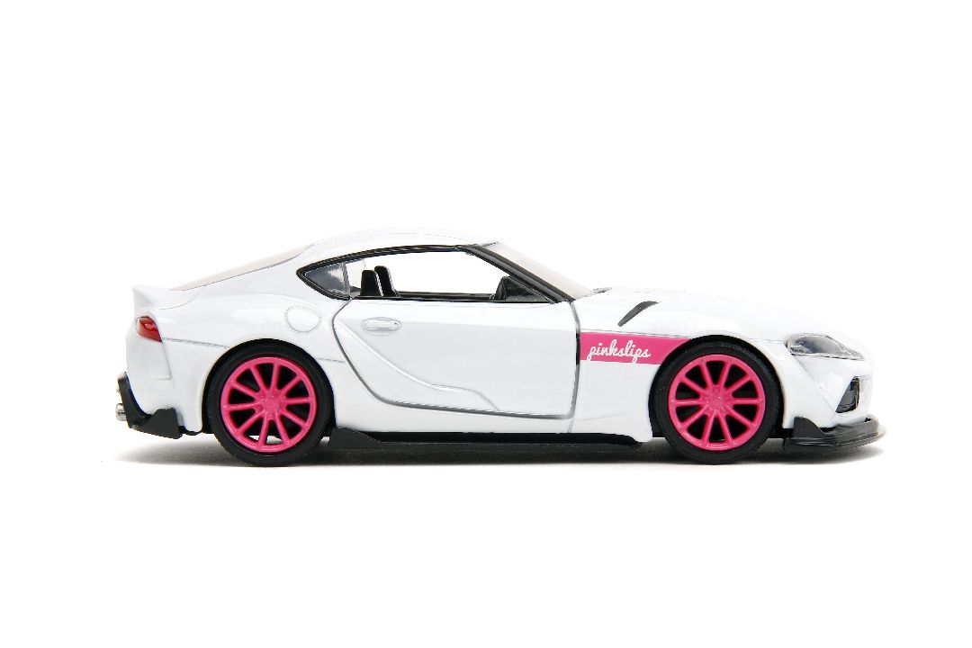Jada 1/32 "Pink Slips" 2020 Toyota Supra - Glossy White - Click Image to Close