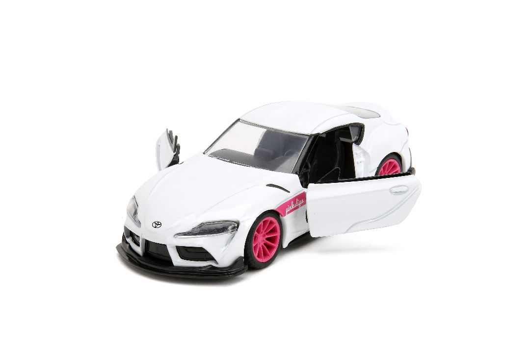 Jada 1/32 "Pink Slips" 2020 Toyota Supra - Glossy White - Click Image to Close