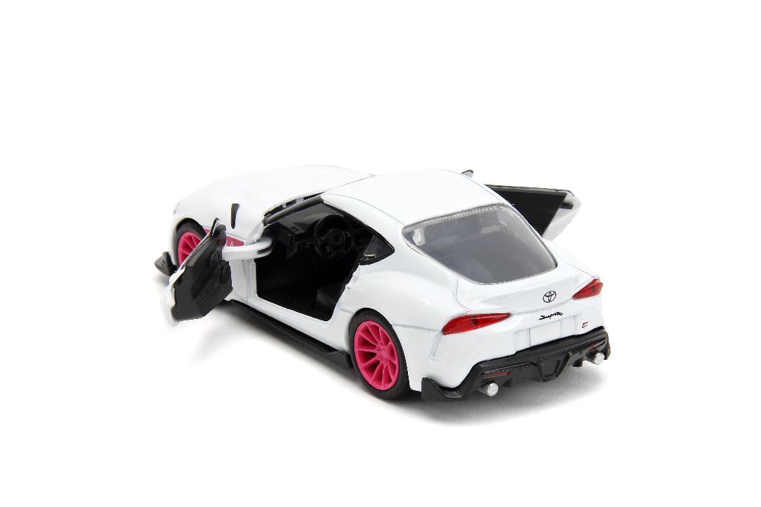 Jada 1/32 "Pink Slips" 2020 Toyota Supra - Glossy White - Click Image to Close