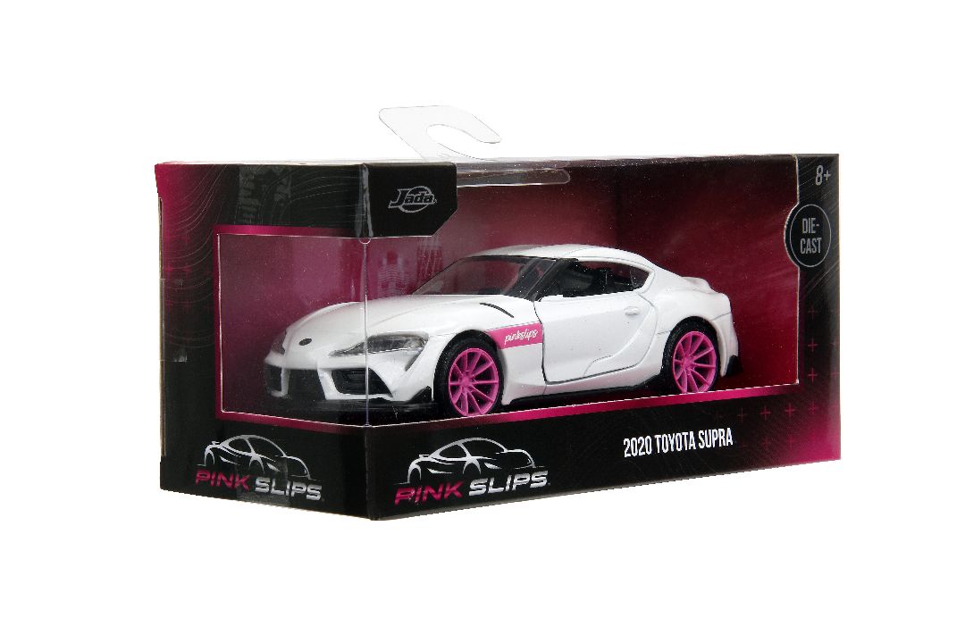 Jada 1/32 "Pink Slips" 2020 Toyota Supra - Glossy White