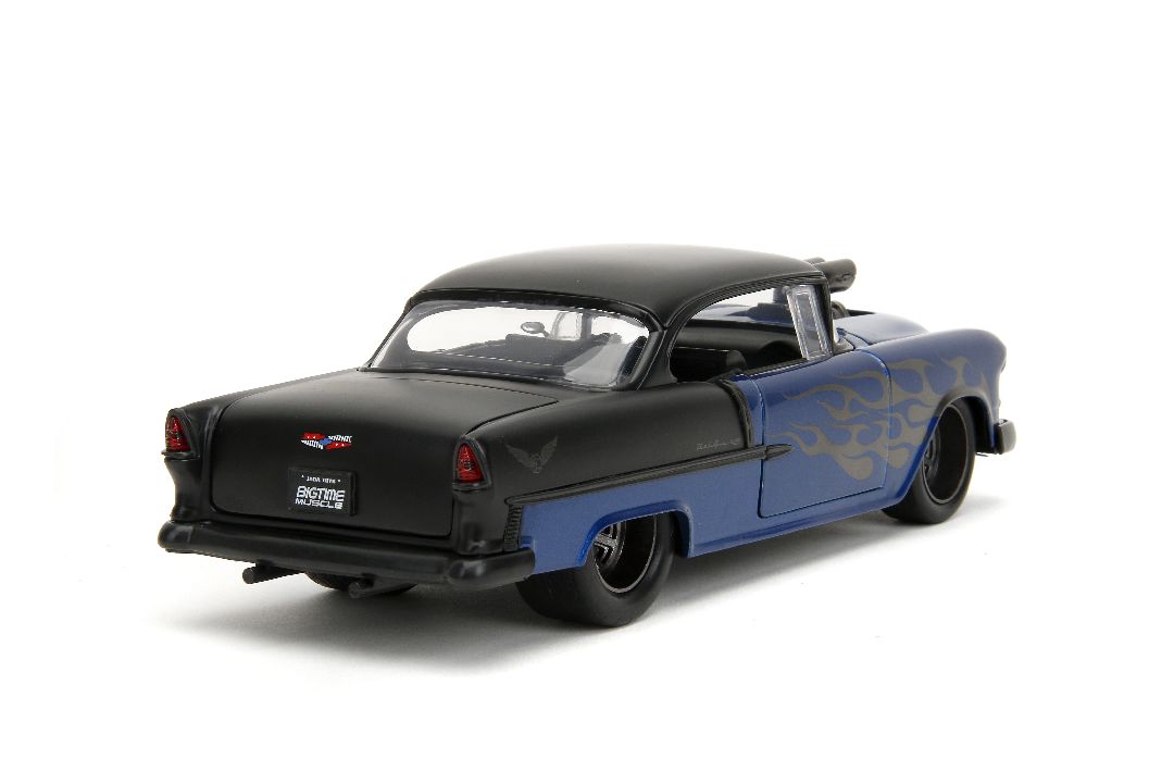 Jada 1/24 "BIGTIME Muscle" 1955 Chevy Bel Air - Metallic Blue